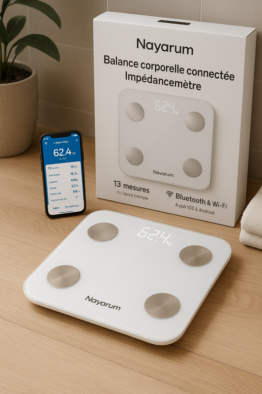 Balance corporelle connectée