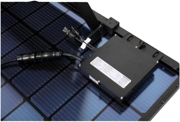 KODAK Station Solaire 450W Plug & Play avec Micro-onduleur Envertech EVT-400R - Technologie Bifaciale jusqu'à + 20% de Rendement - Cellules monocristallines – Installation ultra-Rapide