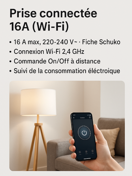 Prise connectée