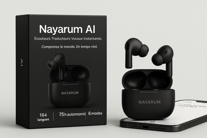 Écouteurs traducteurs AI Nayarum