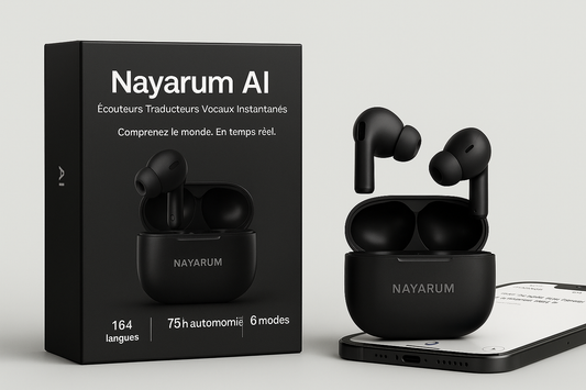 Écouteurs traducteurs AI Nayarum