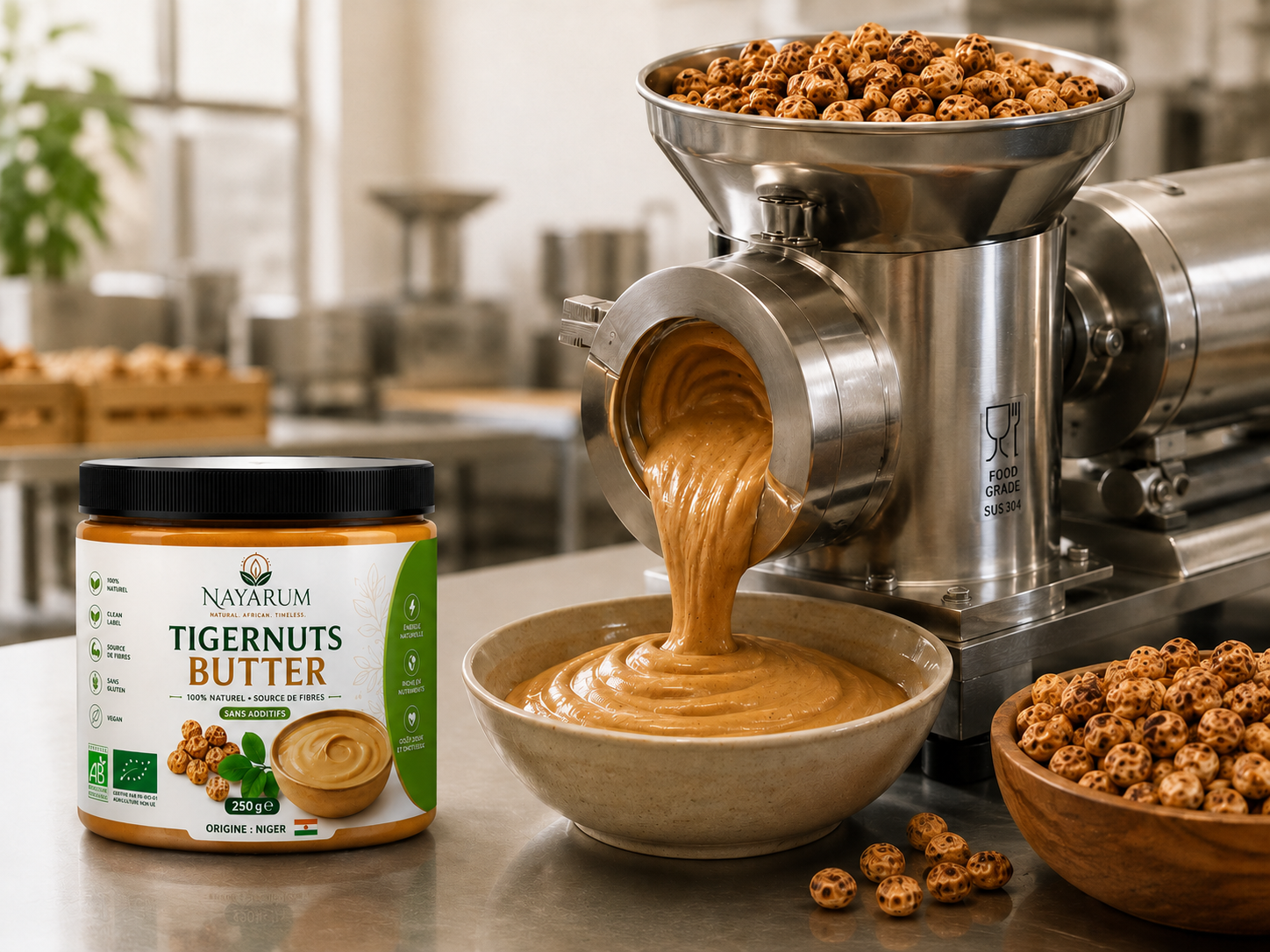 organic tigernut butter (butternut)