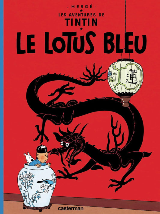 Les Aventures de Tintin, volume 5 : Le Lotus bleu Poche – Illustré, 4 mai 1993 de Hergé (Auteur)