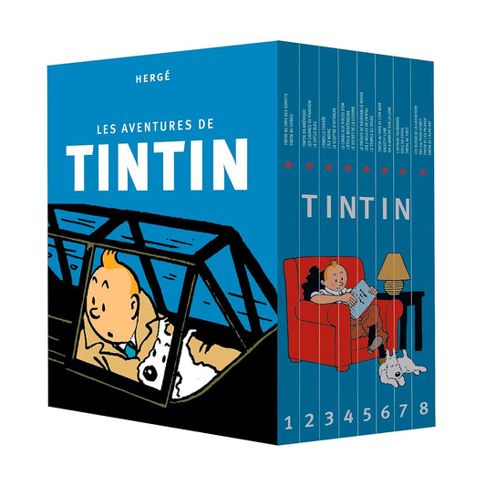 Les Aventures de Tintin, Intégrale : coffert 8 volumes Coffret produits – 6 novembre 2019 de Hergé (Auteur, Dessins, Rédacteur)