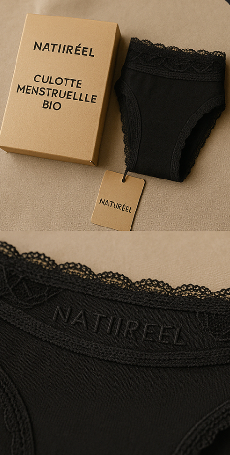 Culotte menstruelle bio Natiireel