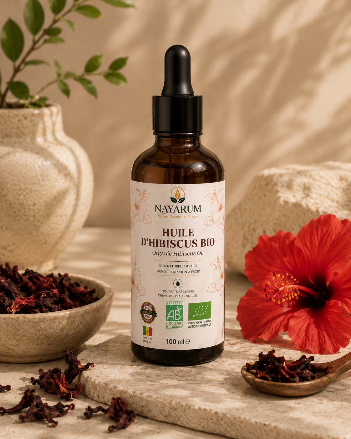 Organic hibiscus oil 100ml