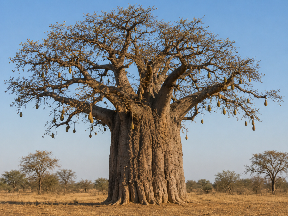Organic baobab powder