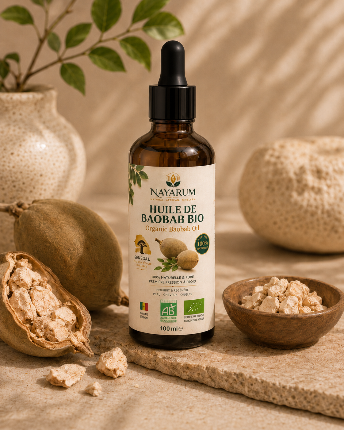 Organic baobab oil 100ml