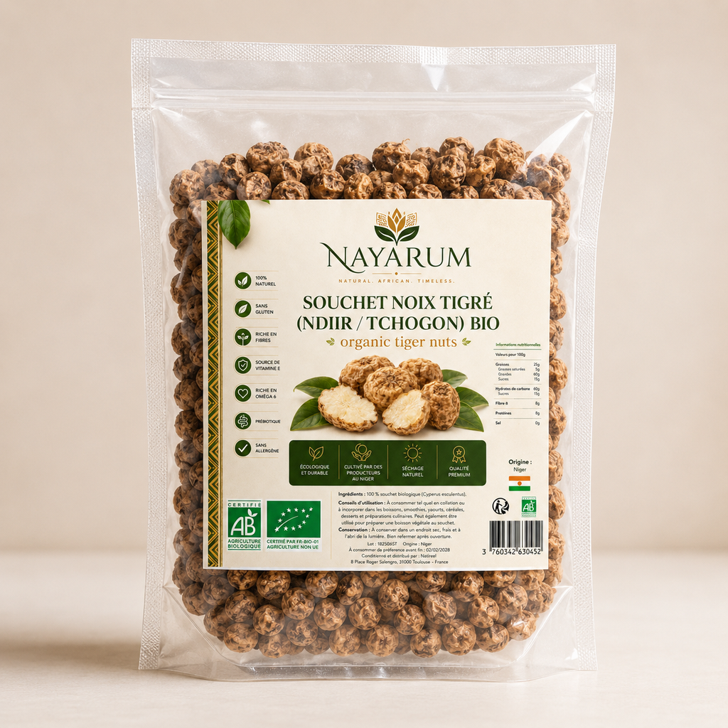 Organic tiger nuts (ndiir, chufa)
